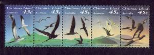 Christmas Is.-Sc#349-Unused NH set-Seabirds-1993-