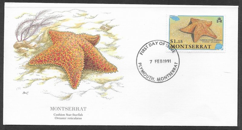 Montserrat 1991 Cushion Starfish L61