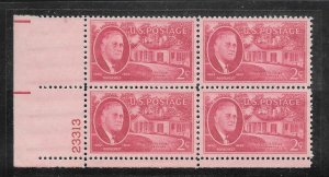#931 MNH Plate Block.