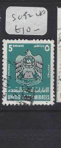 UNITED ARAB EMIRATES  (PP2608B) BIRD  5D  SG 92   VFU