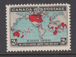 Canada Sc 86b MNH. 1898 2c Imperial Penny Postage, deep blue oceans, fresh