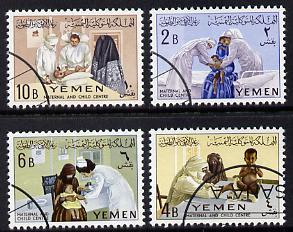 Yemen - Republic 1962 Maternity & Child Care set of 4...