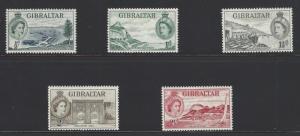 VEGAS 1953 Gibraltar Complete Set Sc# 132-145 All MH, OG Excellent Condition