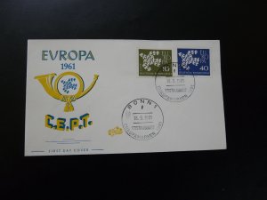Europa Cept FDC Germany 1961