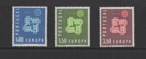 Portugal #875-79 (1961  Europa set) VFMNH CV $3.05