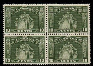 Canada Scott 209 Mint NH block VF