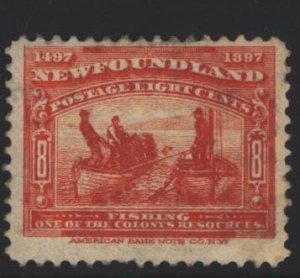 Newfoundland Sc#67 MNG