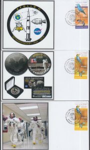 ISRAEL / JUDAICA - # 19030.17 ISRAEL HONOURS 50th ANN of APOLLO 11 MOON LANDING