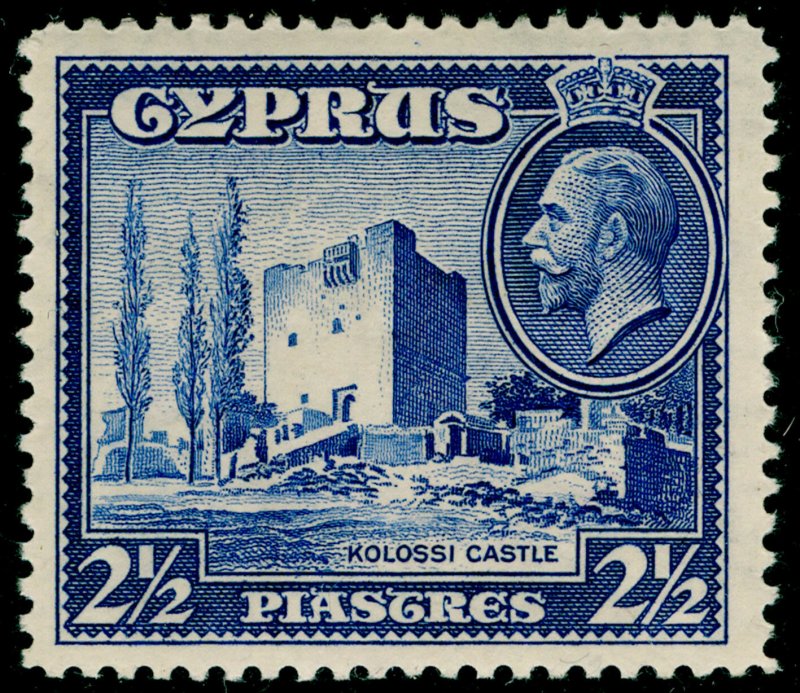 CYPRUS SG138, 2½pi ultramarine, M MINT. 