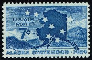 US #C53 Alaska Statehood; MNH (0.25)