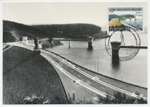 Maximum card Belgium 1977 Weir - Gileppe river