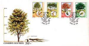 Bophuthatswana - 1985 Tree Conservation FDC SG 164-167