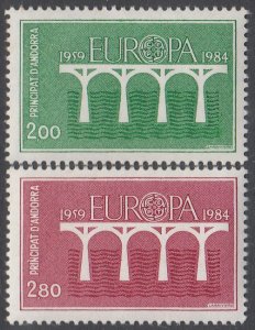 French Andorra 323-324 MNH CV $4.35