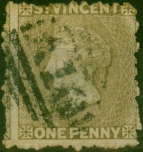 St Vincent 1881 1d Drab SG37 Good Used (3)