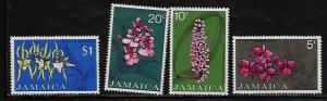 Jamaica 375-78 Flowers Mint NH 