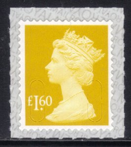 GB 2019 QE2 £1.60 Orange Yellow Machin Umm SG U2949 ( H1078 )