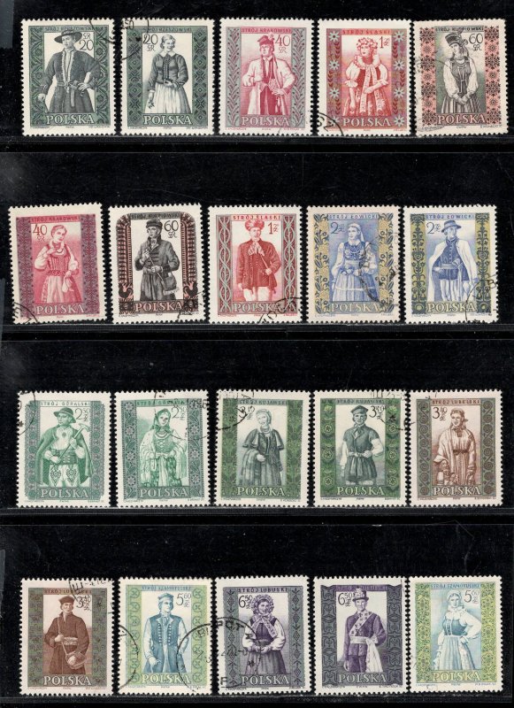 POLAND SC# 886-905 FVF/U