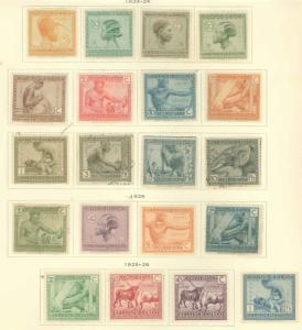 Belgian Congo 88-114 Mint F-VF H (98,106-111, 114 are used)