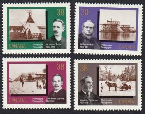 HISTORY = PHOTOGRAPHY 150 = Canada 1989 #1237-1240 MNH Full Set of 4