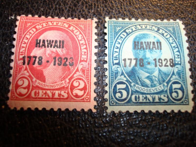 rlivory US #647-48 mint \hawaii\  nice