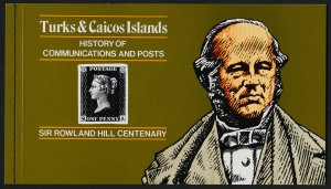 Turks & Caicos Islands 398 Booklet SB3 MNH Rowland Hill