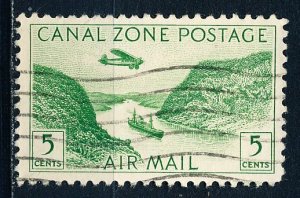 Canal Zone #C7 Single Used