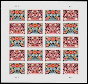 5660, Counterfeit Wedding Love Sheet of 20 Stamps