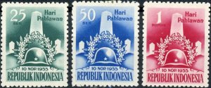 Indonesia #418-420 Unused/H 