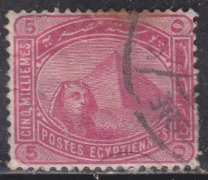 Egypt 48 Sphinx and Pyramid 1888