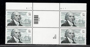 UNITED STATES SC# 3545 VERT. GUTTER PL# BLK/4 VF/NH