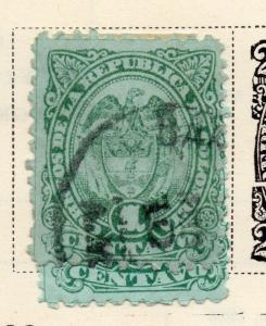 Colombia 1886-89 Early Issue Fine Used 1c. 172703