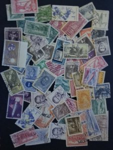 Czechoslovakia Vintage Stamp Lot Used Collection T1975