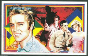 CHAD  ELVIS PRESLEY  SCOTT#670A  SOUVENIR  SHEET  MINT NH