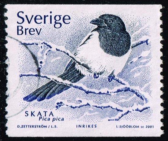 Sweden #2410 Eurasian Magpie; Used (0.50)