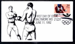 US 2638 Olympic Boxing Unknown U/A FDC