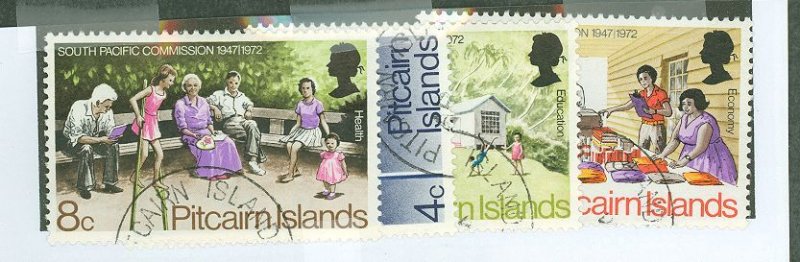 Pitcairn Islands #123-126 Used Single (Complete Set)