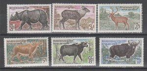 CAMBODIA #295-300 MINT NEVER HINGED COMPLETE