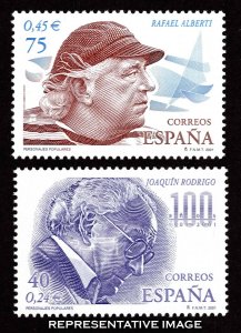 Spain Scott 3084-3085 Mint never hinged.