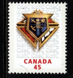 CANADA SG1743 1997 CENTENARY OF KNIGHTS OF COLUMBUS MNH