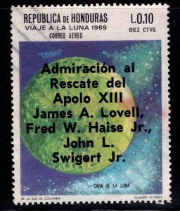 Honduras  Scott C455 Used 1969 Apollo Airmail stamp