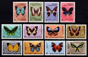 Papua New Guinea 1966 Butterflies Set [Unused]