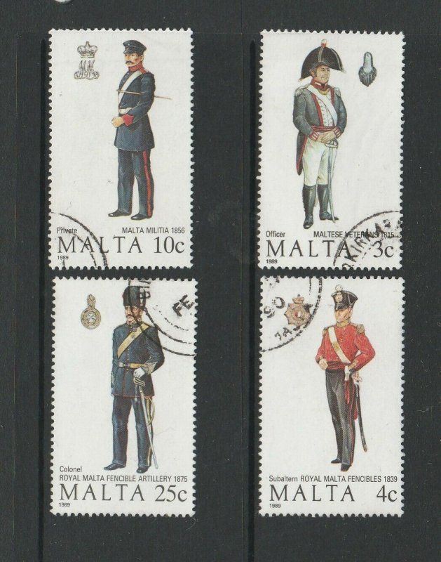 Malta 1989 Uniforms VFU/CTO SG 851/4