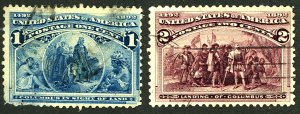 U.S. #230-231 USED SET