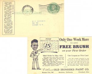 United States Missouri Kansas City Sta. A c1940 machine  DPO  Postal Card  Ob...