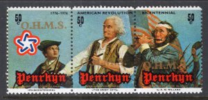 Penrhyn Island O13 US Bicentennial MNH VF