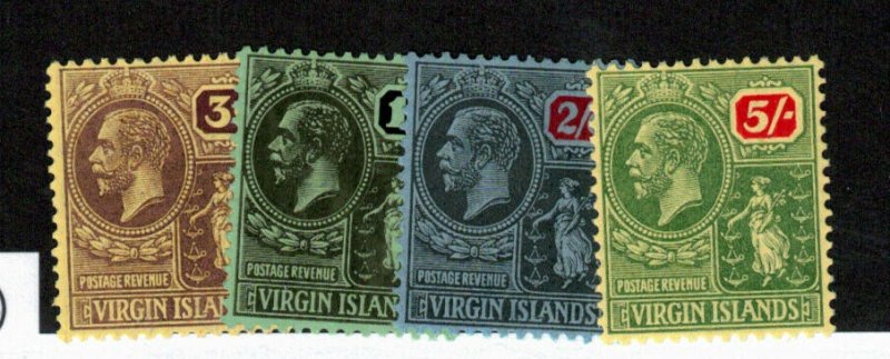 Virgin Islands #49 - #52 Very Fine Mint Lightly Hinged Set 