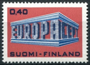 Finland Sc#483 MNH, 40p dl rose, vio bl & dk bl, Europa (C.E.P.T.) 1969 - Bui...