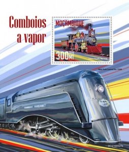 Mozambique - 2019 Steam Trains - Stamp Souvenir Sheet - MOZ190527b