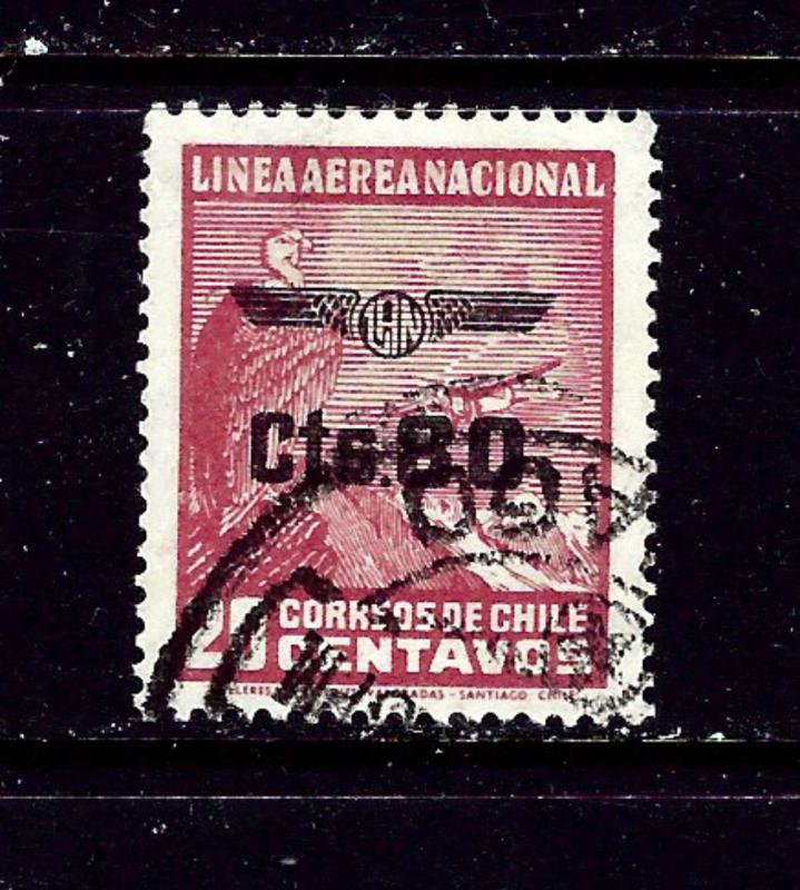 Chile C51 Used 1940 overprint