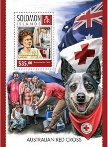 Solomon Islands 2014 Australian Red Cross Stamp Souvenir Sheet 19M-452